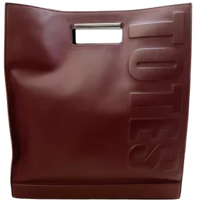 3.1 Phillip Lim Burgundy Leather Totes Amaze Bag