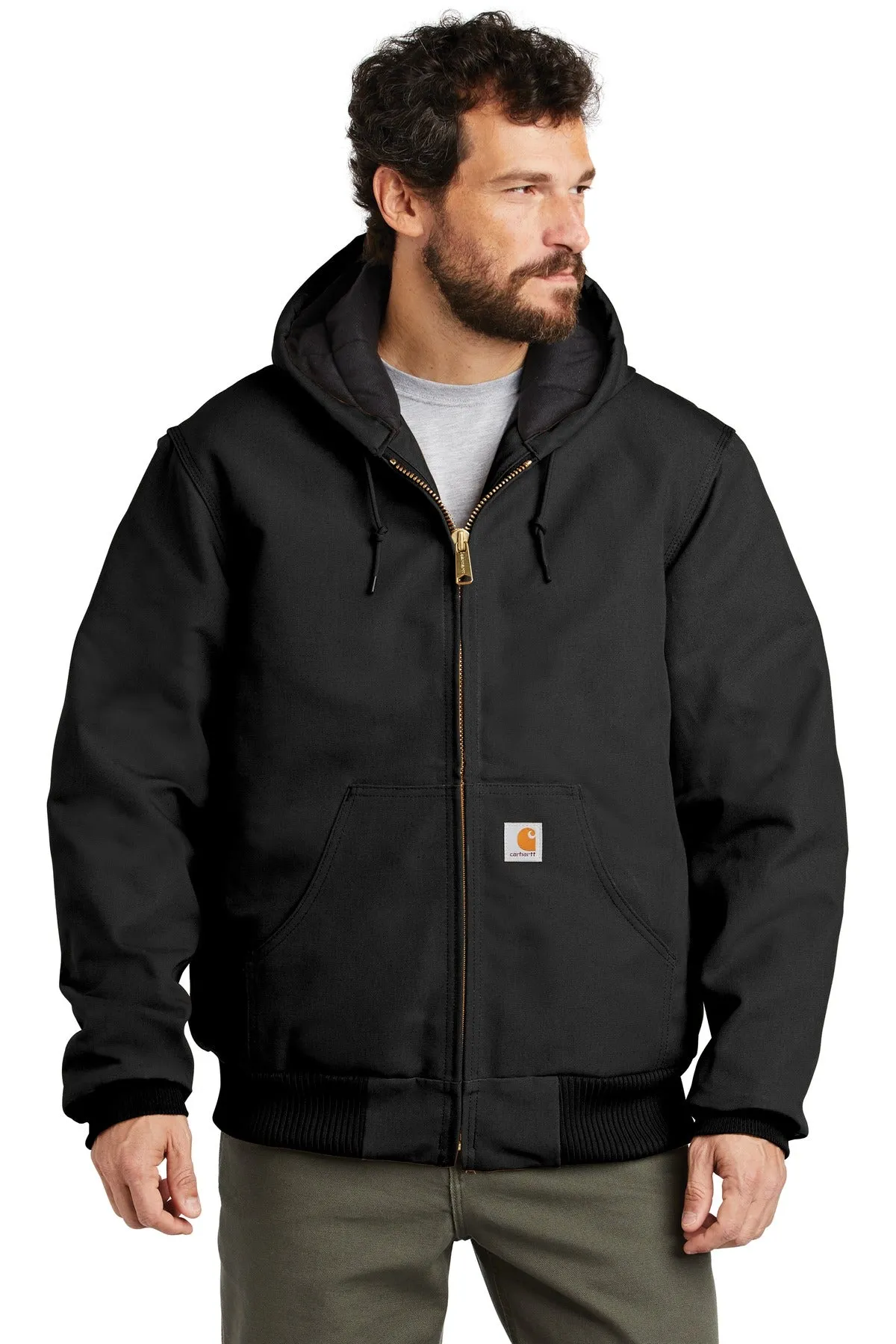 Carhartt ® Tall Quilted-Flannel-Lined Duck Active Jac. CTTSJ140