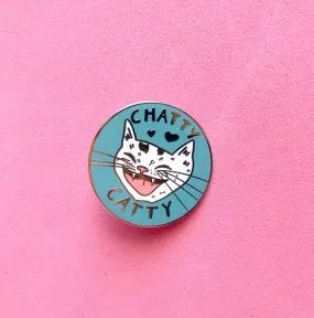 Chatty Catty Enamel Pin