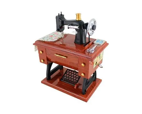 Classic Sewing Machine Mechanical Music Box