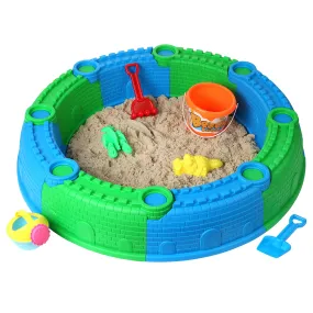 Dazmers Beach Castle Sand Toys Set for Kids, Sandbox Toys for Toddlers, Summer Activities