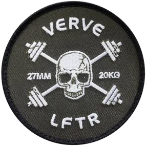 Dead LFTR Velcro Patch - White.