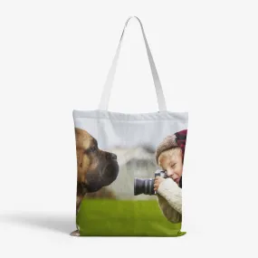 Humorous Photography Canvas Tote Bags