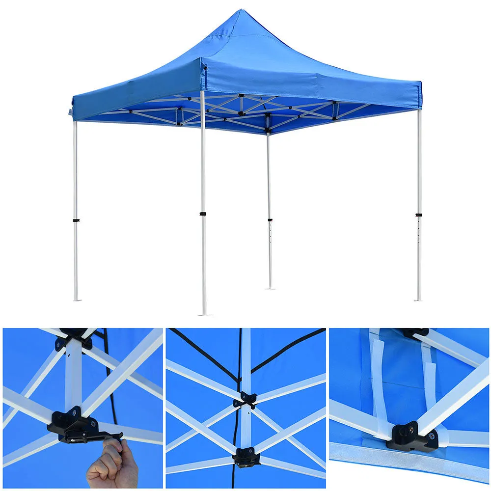 InstaHibit Waterproof Pop Up Canopy 10x10 Comml. Instant Canopy CPAI-84