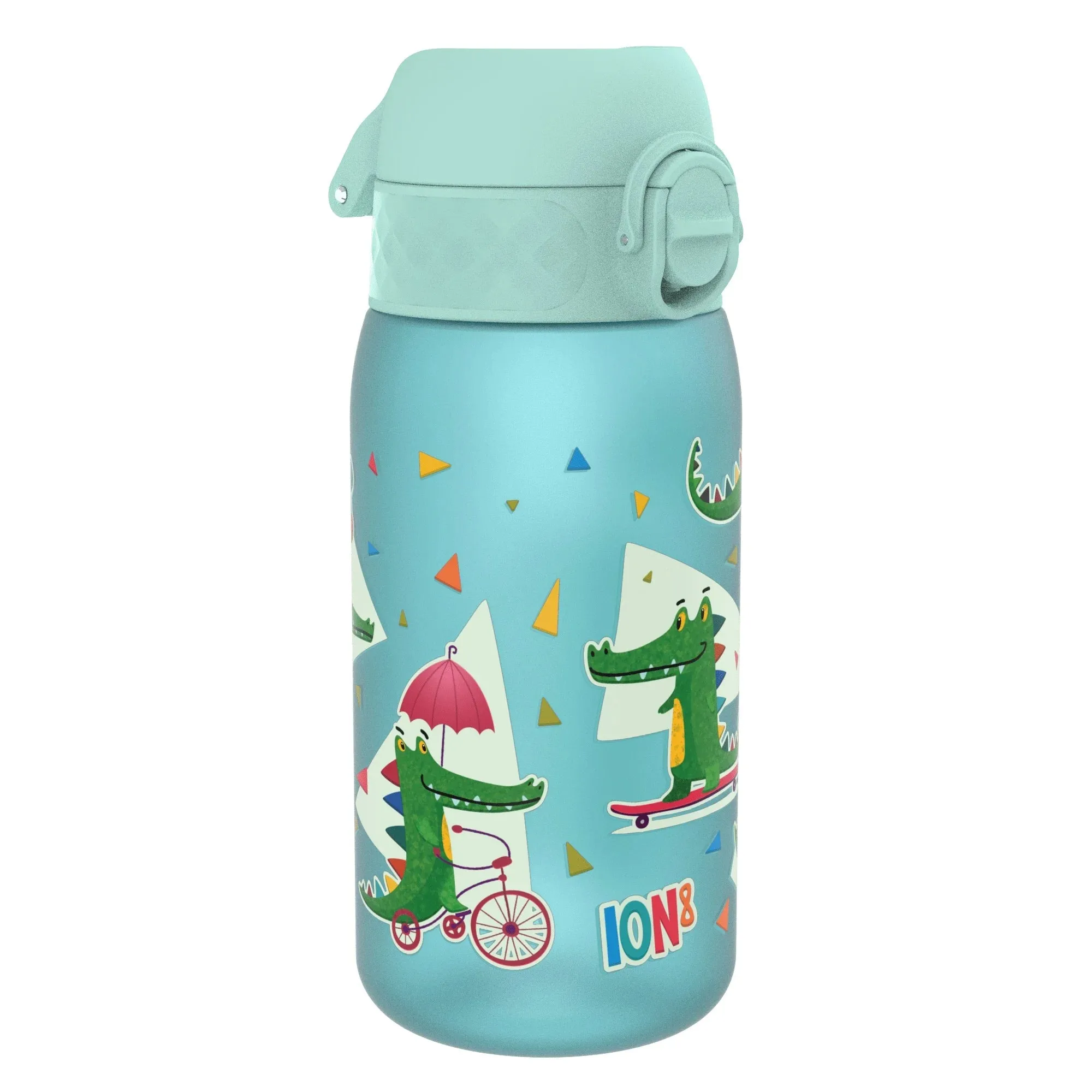 Leak Proof Kids Water Bottle, Recyclon, Crocodiles, 350ml (12oz)