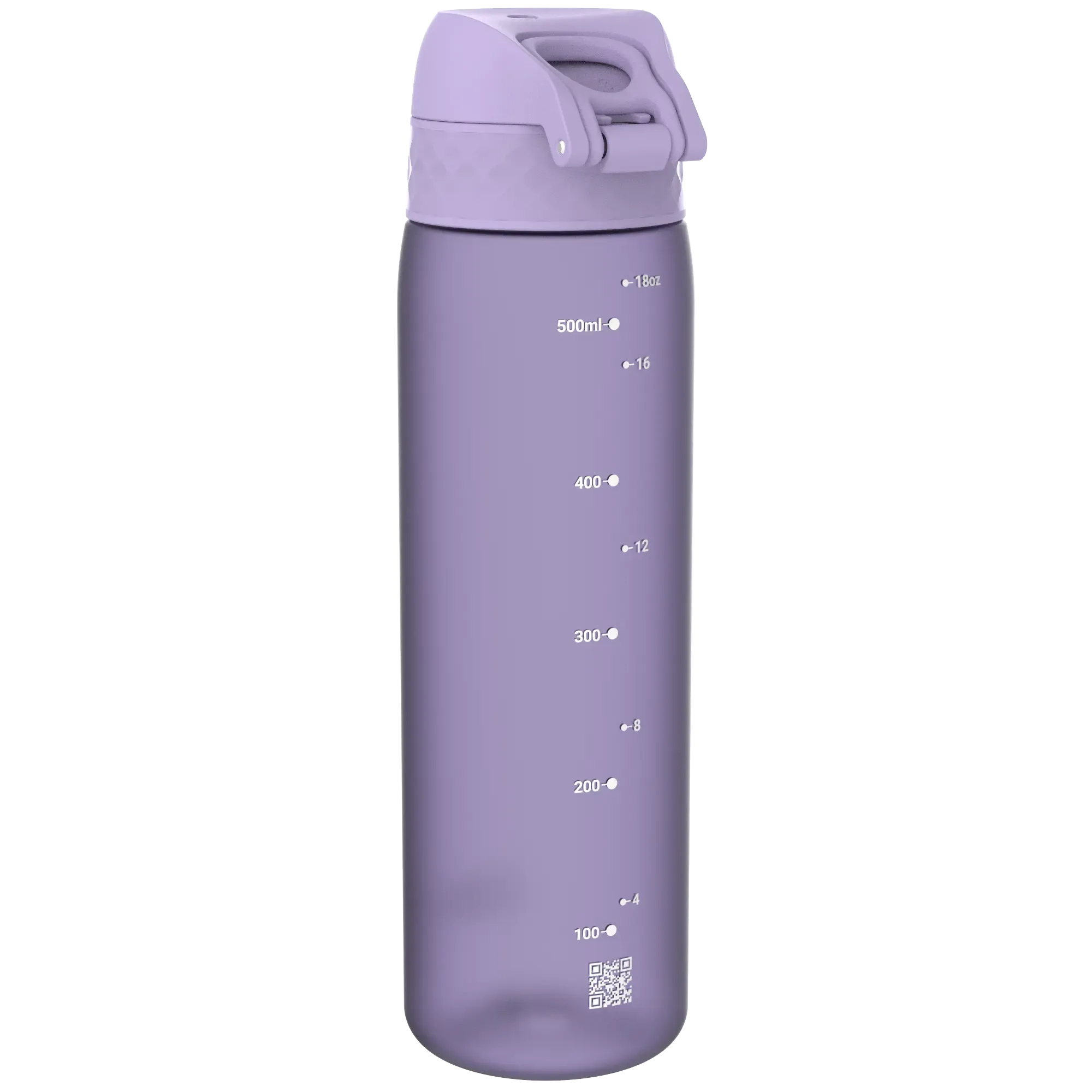 Leak Proof Slim Water Bottle, Recyclon, Light Purple, 500ml (18oz)