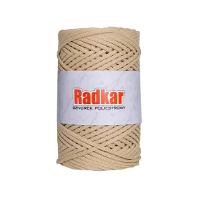 Light caramel 3mm polyester cord