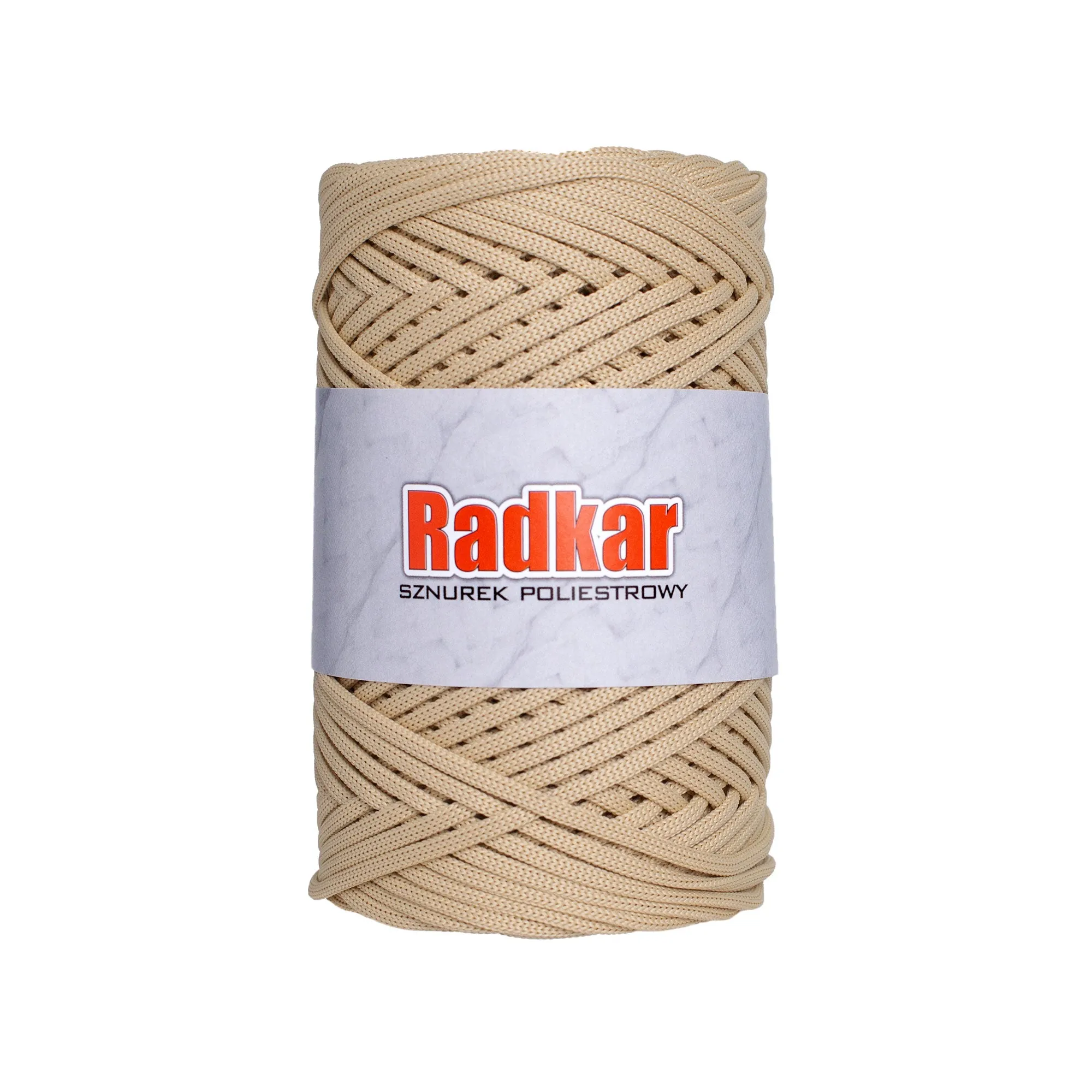 Light caramel 3mm polyester cord