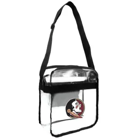 Little Earth Seminole Logo Clear 12x12 Crossbody