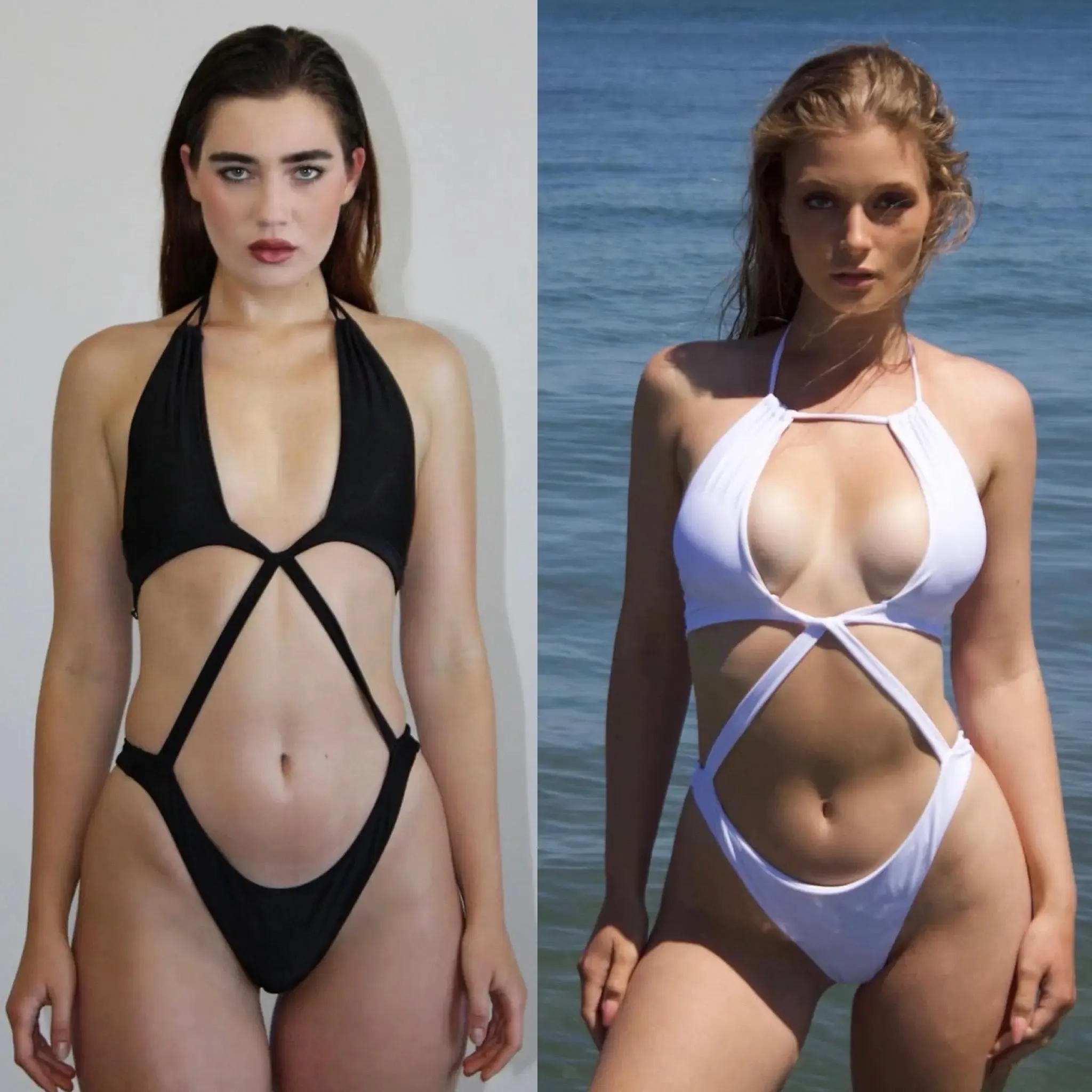 New Fashionable White Bikini. Women's Trending Swimwear