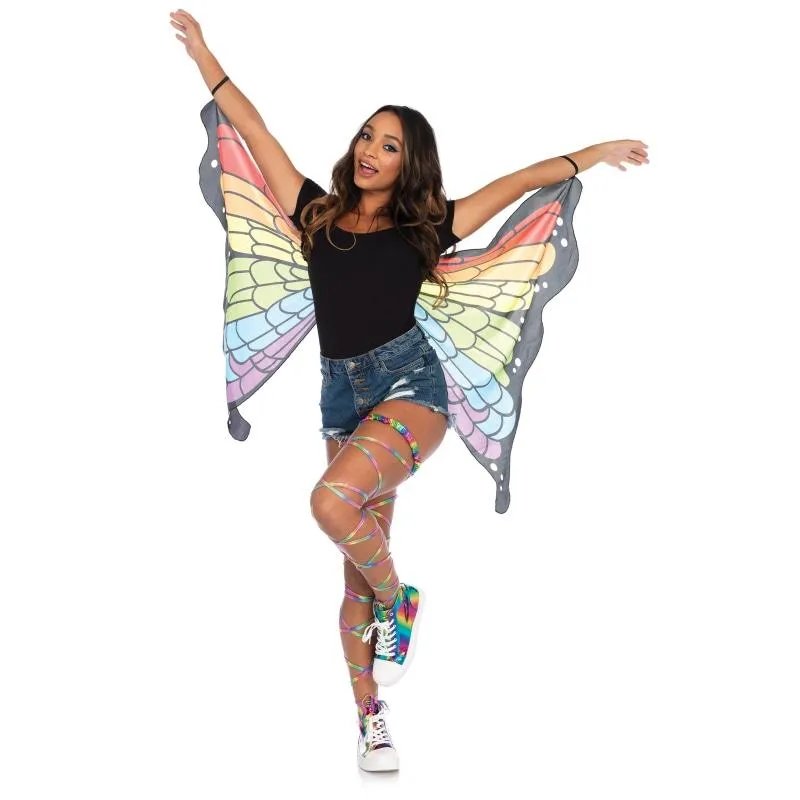 Rainbow Butterfly Wings - One Size