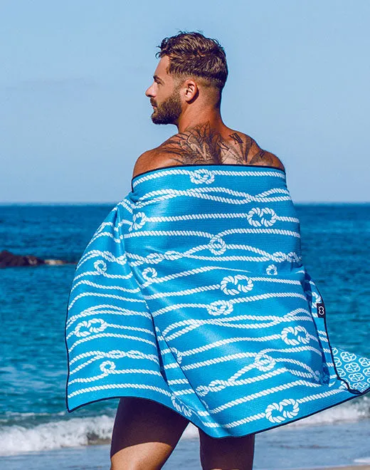 Sand-free beach Towel - Manrope Blue