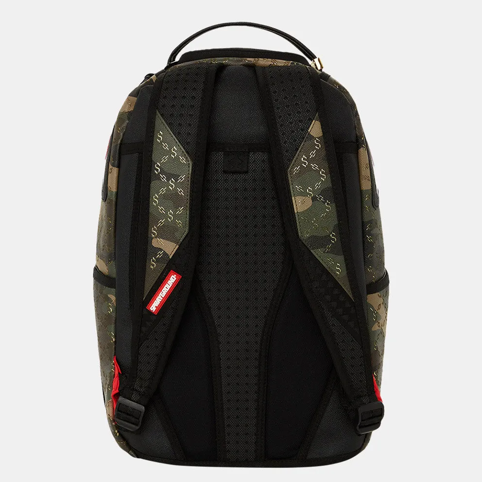 Sprayground $ Pattern Over Camo DLXSV Backpack B5084