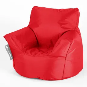 Wipe Clean Kids Armchair Bean Bag for Toddlers 1-3 yr - SmartCanvas™ Red